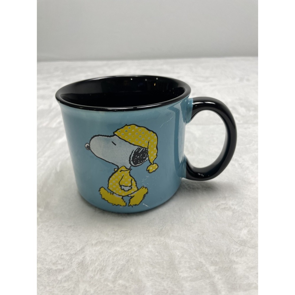 Peanuts Sleepy Snoopy Mug Pajamas All Day Blue Mug 2020‎